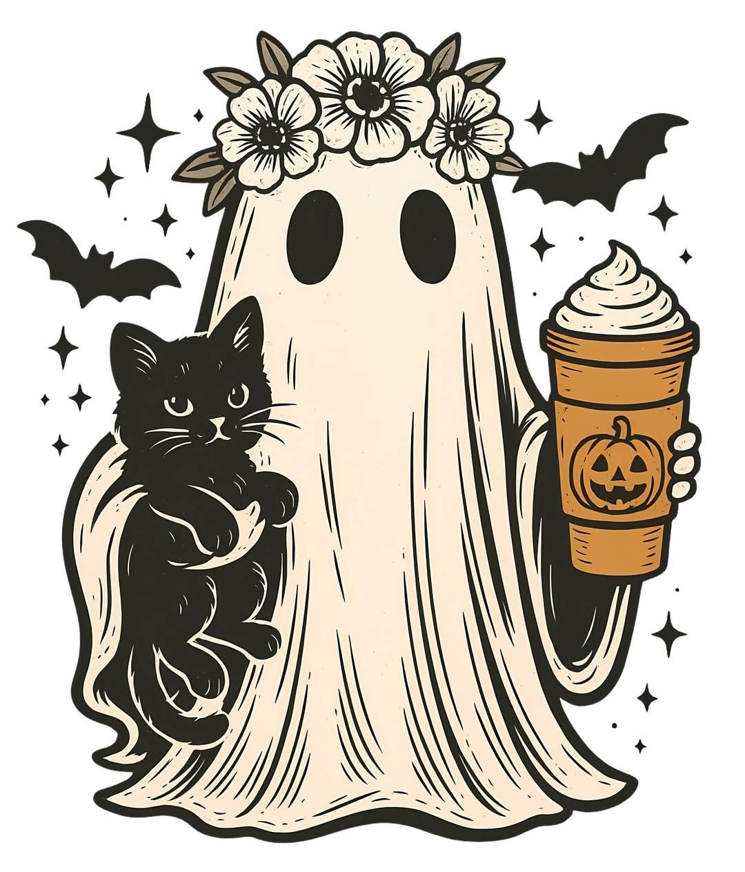 Design for shirts, tote-bags, garden flags, etc.