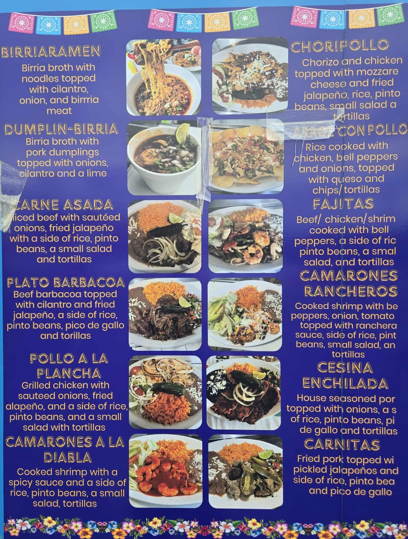 Menu Page 3